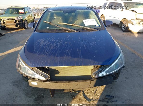 5NPD84LF6LH577513 2020 HYUNDAI ELANTRA Синий Вид щитка приборов