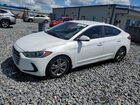 2018 Hyundai Elantra Sel White vin: 5NPD84LF9JH343752