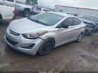 2016 Hyundai Elantra Se Серебряный vin: 5NPDH4AE2GH725785