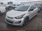 2016 Hyundai Elantra Se Серебряный vin: 5NPDH4AE2GH725785
