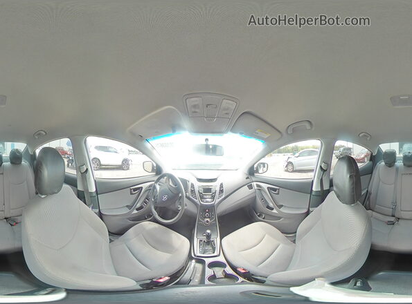 5NPDH4AE9GH779214 2016 HYUNDAI ELANTRA Белый Панорамный вид салона 360°