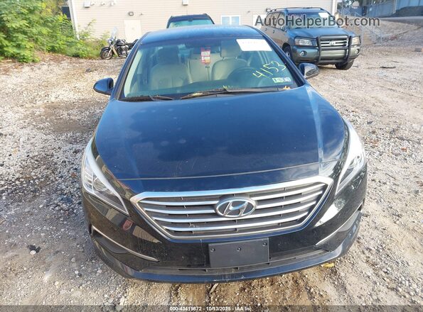 5NPE24AF2HH474153 2017 HYUNDAI SONATA Черный Вид щитка приборов