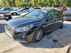 2018 Hyundai Sonata Se Black vin: 5NPE24AF2JH724819