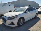 2018 Hyundai Sonata Sport White vin: 5NPE34AF6JH641343