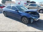 2020 Hyundai Sonata Sel Blue vin: 5NPEF4JAXLH038734