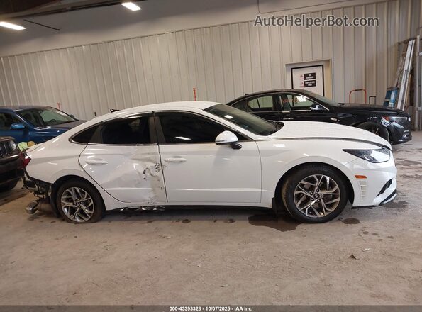 5NPEL4JA4MH100381 2021 HYUNDAI SONATA Белый Вид задней части салона