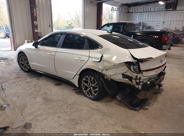 5NPEL4JA4MH100381 2021 HYUNDAI SONATA Белый Задняя левая четверть