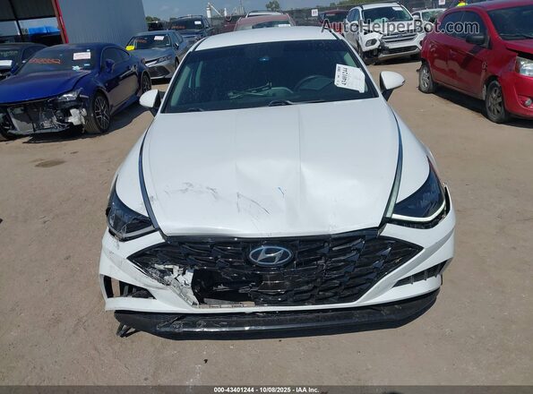 5NPEL4JA6MH091196 2021 HYUNDAI SONATA Белый Вид щитка приборов