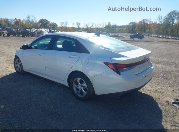 5NPLL4AG5NH053455 2022 HYUNDAI ELANTRA Белый Задняя левая четверть