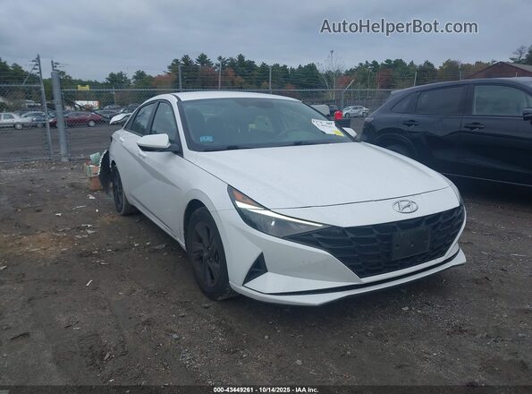 5NPLM4AGXMH038882 2021 HYUNDAI ELANTRA White წინა მარჯვენა