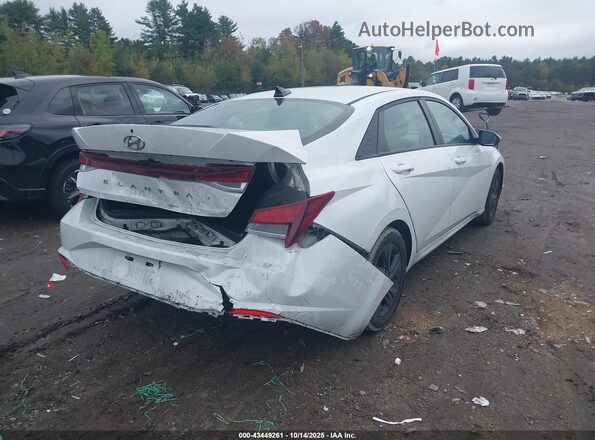 5NPLM4AGXMH038882 2021 HYUNDAI ELANTRA White უკანა მარჯვენა