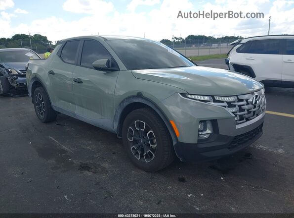 5NTJB4AE2PH045147 2023 HYUNDAI SANTA CRUZ Green Przód prawy