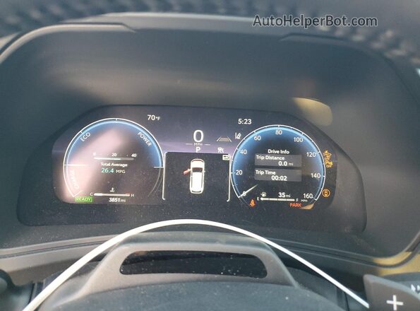 5TDADAB56SS016419 2025 TOYOTA LIMITED Синий Вид щитка приборов