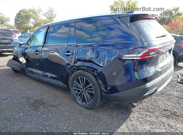5TDADAB57SS012055 2025 TOYOTA HIGHLANDER HYBRID Синий Задняя левая четверть