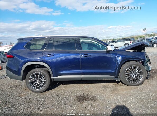 5TDADAB57SS012055 2025 TOYOTA HIGHLANDER HYBRID Синий Вид задней части салона