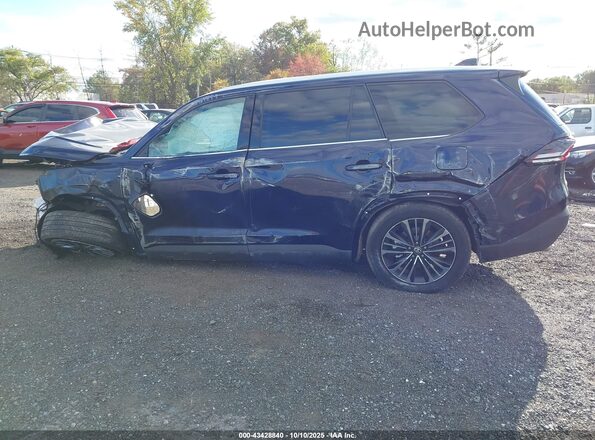 5TDADAB57SS012055 2025 TOYOTA HIGHLANDER HYBRID Синий Панорамный вид салона 360°
