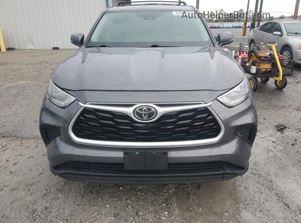 5TDCZRAH6LS018287 2020 TOYOTA HIGHLANDER Gray Widok z przodu