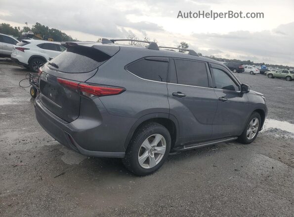 5TDCZRAH6LS018287 2020 TOYOTA HIGHLANDER Gray Tył prawy