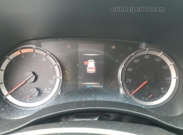 5TDCZRAH6LS018287 2020 TOYOTA HIGHLANDER Gray Widok zestawu wskaźników