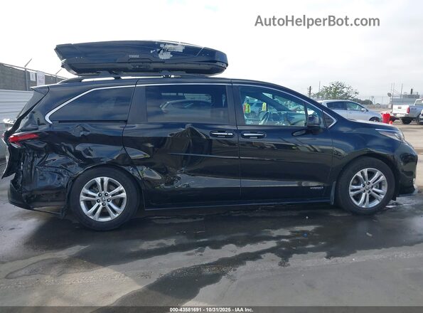 5TDDSKFC6MS019311 2021 TOYOTA SIENNA Black Vista interior trasera