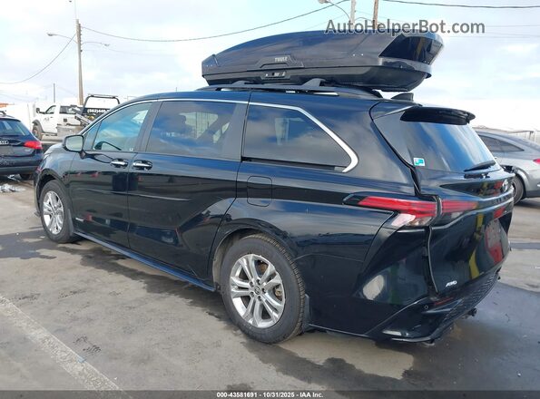 5TDDSKFC6MS019311 2021 TOYOTA SIENNA Black Trasero izquierdo