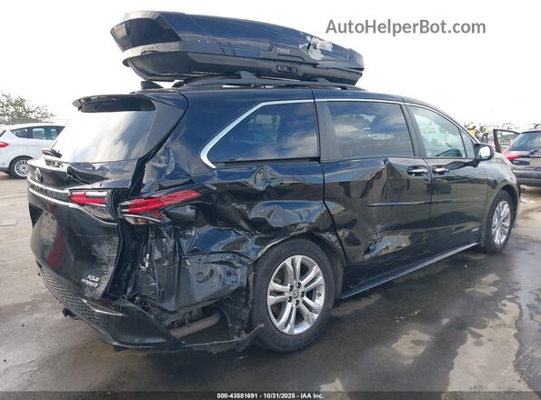 5TDDSKFC6MS019311 2021 TOYOTA SIENNA Black Trasero derecho