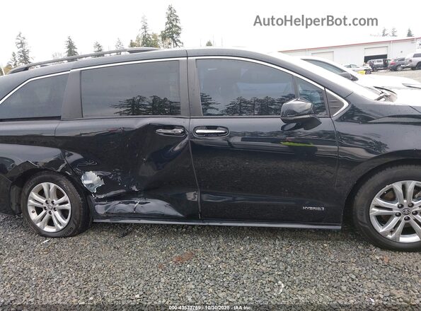 5TDDSKFC8MS018421 2021 TOYOTA SIENNA Черный Вид задней части салона