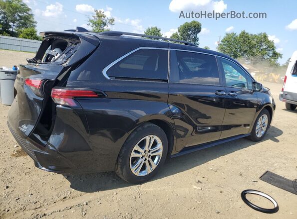 5TDDSKFCXMS003807 2021 TOYOTA SIENNA Black Tył prawy
