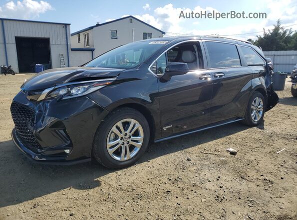 5TDDSKFCXMS003807 2021 TOYOTA SIENNA Black Przód lewy