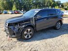 2018 Toyota Highlander Limited Black vin: 5TDDZRFH0JS867373