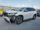 2018 Toyota Highlander Limited White vin: 5TDDZRFH6JS867541