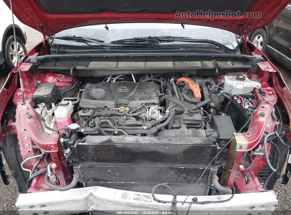 5TDEBRCH0MS026302 2021 TOYOTA HIGHLANDER HYBRID Красный Вид сзади