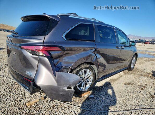 5TDESKFC2MS037518 2021 TOYOTA LIMITED Gray Задня права чверть