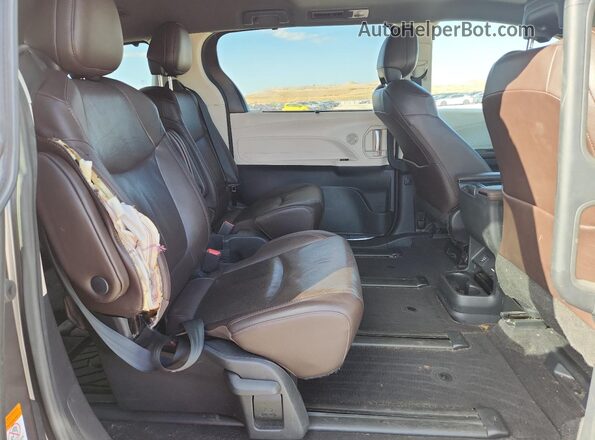 5TDESKFC2MS037518 2021 TOYOTA LIMITED Gray Вид задніх сидінь