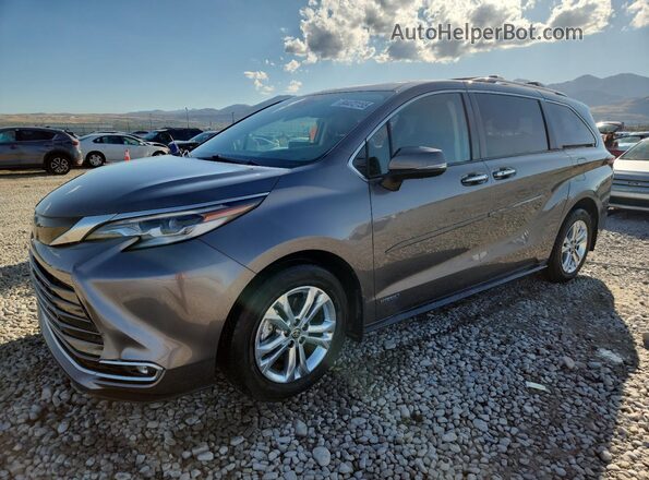 5TDESKFC2MS037518 2021 TOYOTA LIMITED Gray Передня ліва чверть