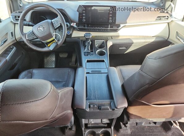 5TDESKFC2MS037518 2021 TOYOTA LIMITED Gray Вид панелі приладів