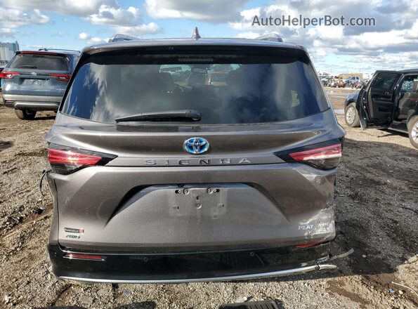5TDESKFC2PS092166 2023 TOYOTA LIMITED Gray Вид ззаду