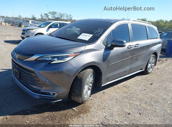 5TDESKFC5PS092842 2023 TOYOTA SIENNA Gray Front left