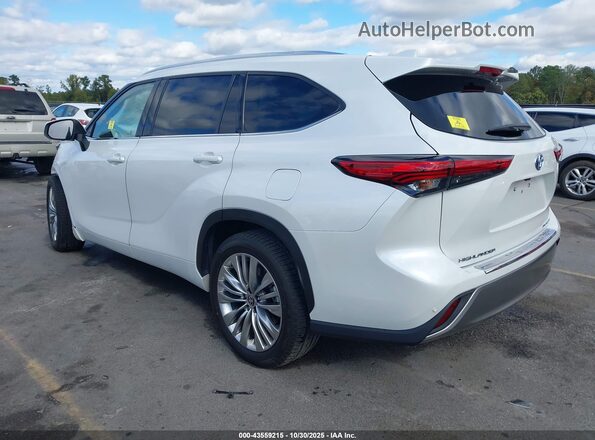 5TDFARAH9PS021680 2023 TOYOTA HIGHLANDER HYBRID Белый Задняя левая четверть
