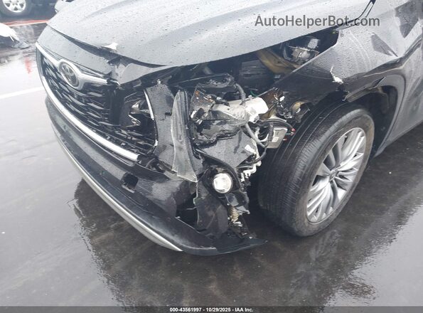5TDFZRAH8LS014786 2020 TOYOTA HIGHLANDER Black Front view