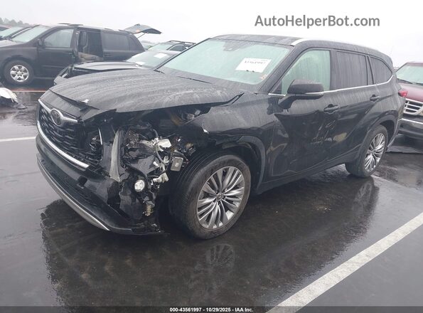 5TDFZRAH8LS014786 2020 TOYOTA HIGHLANDER Black Front left