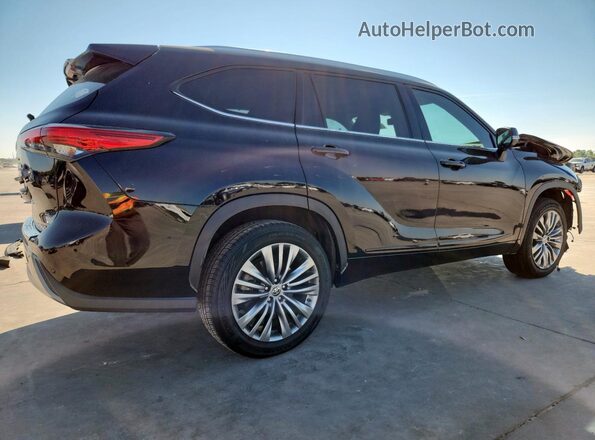 5TDFZRAH8MS082118 2021 TOYOTA HIGHLANDER Черный Задняя правая четверть