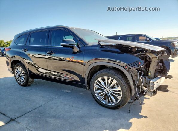 5TDFZRAH8MS082118 2021 TOYOTA HIGHLANDER Черный Передняя правая четверть