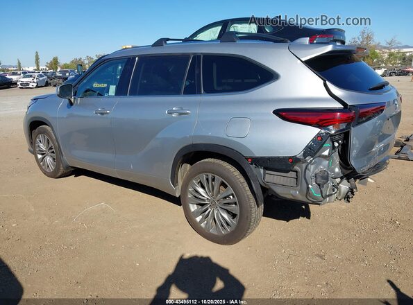 5TDFZRAHXMS063733 2021 TOYOTA HIGHLANDER Серебряный Задняя левая четверть