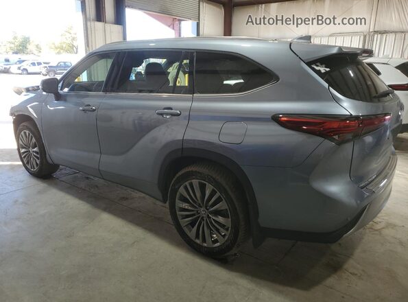 5TDFZRBH2LS019853 2020 TOYOTA HIGHLANDER Silver Trasero izquierdo