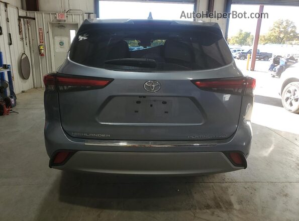 5TDFZRBH2LS019853 2020 TOYOTA HIGHLANDER Silver Vista trasera