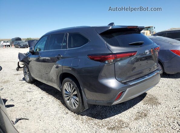 5TDFZRBH7NS232882 2022 TOYOTA HIGHLANDER Серый Задняя левая четверть