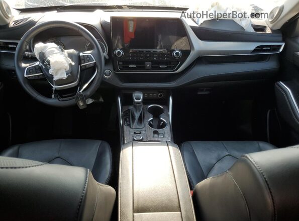 5TDFZRBH7NS232882 2022 TOYOTA HIGHLANDER Серый Вид панели приборов