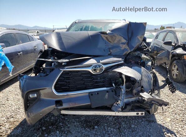 5TDFZRBH7NS232882 2022 TOYOTA HIGHLANDER Серый Вид спереди