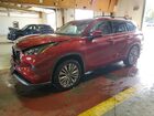 2020 Toyota Highlander Platinum Red vin: 5TDFZRBH8LS029044